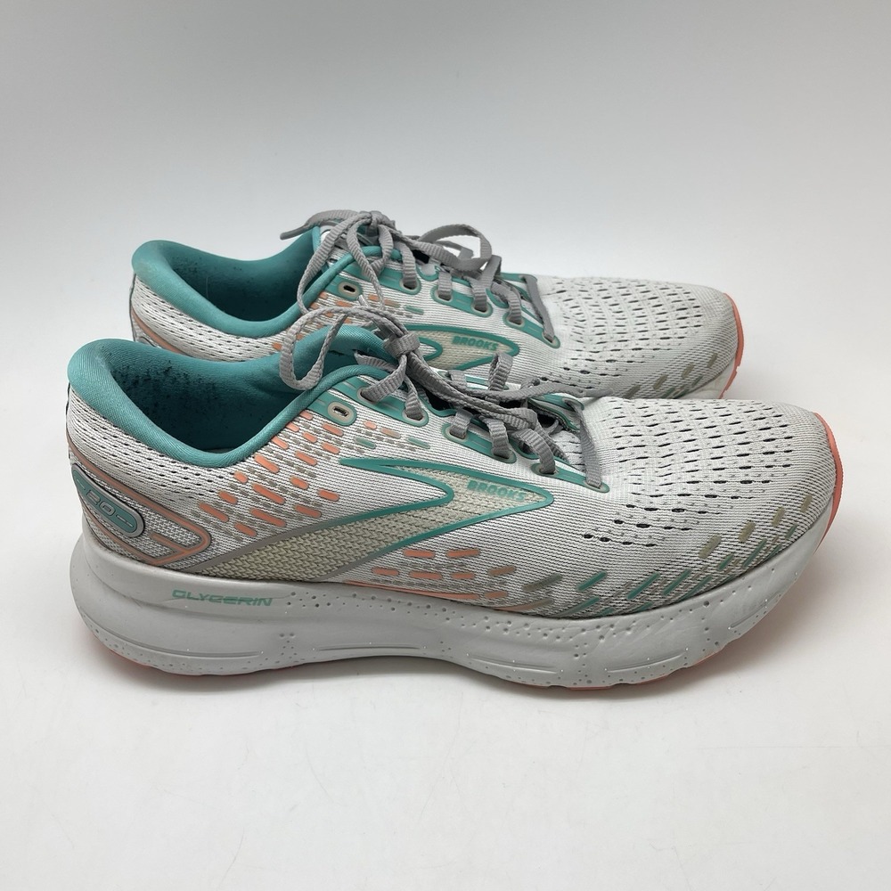 Brooks Sneakers Womens 10‎ B Glycerin 20 1203691B061 Gray Running Athletic Shoes